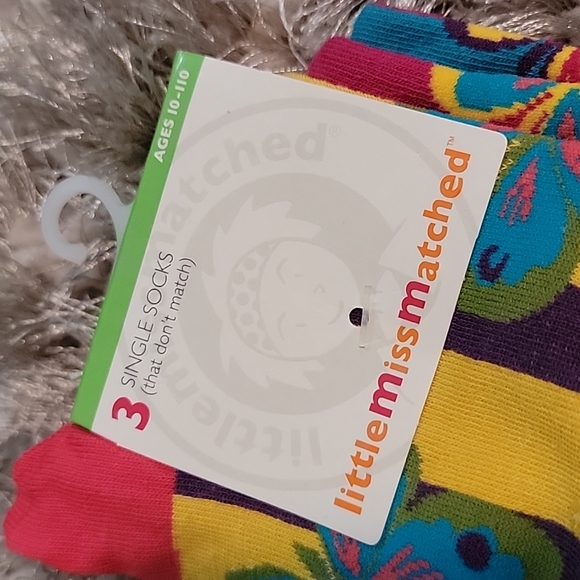 Little Miss Matched Butterfly Socks Bundle - Picture 2 of 4